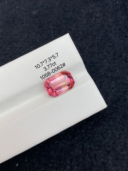 3.77CT NATURAL CONGO RED TOURMALINE STONE