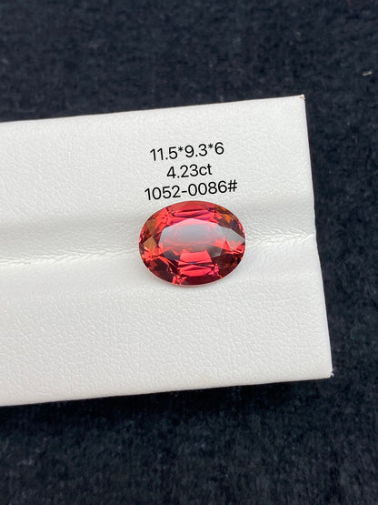 4.23CT NATURAL BRAZIL RED TOURMALINE STONE