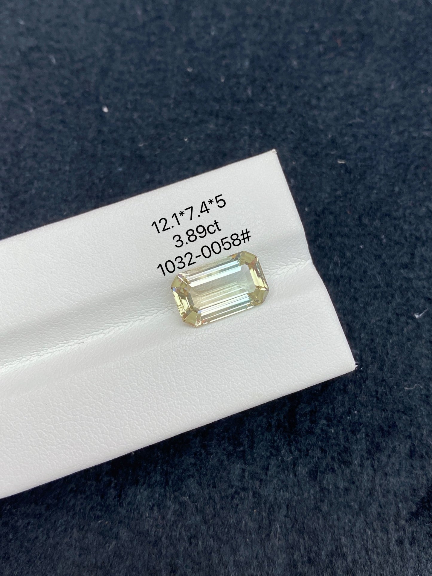 3.89CT NATURAL CONGO GREEN TOURMALINE STONE