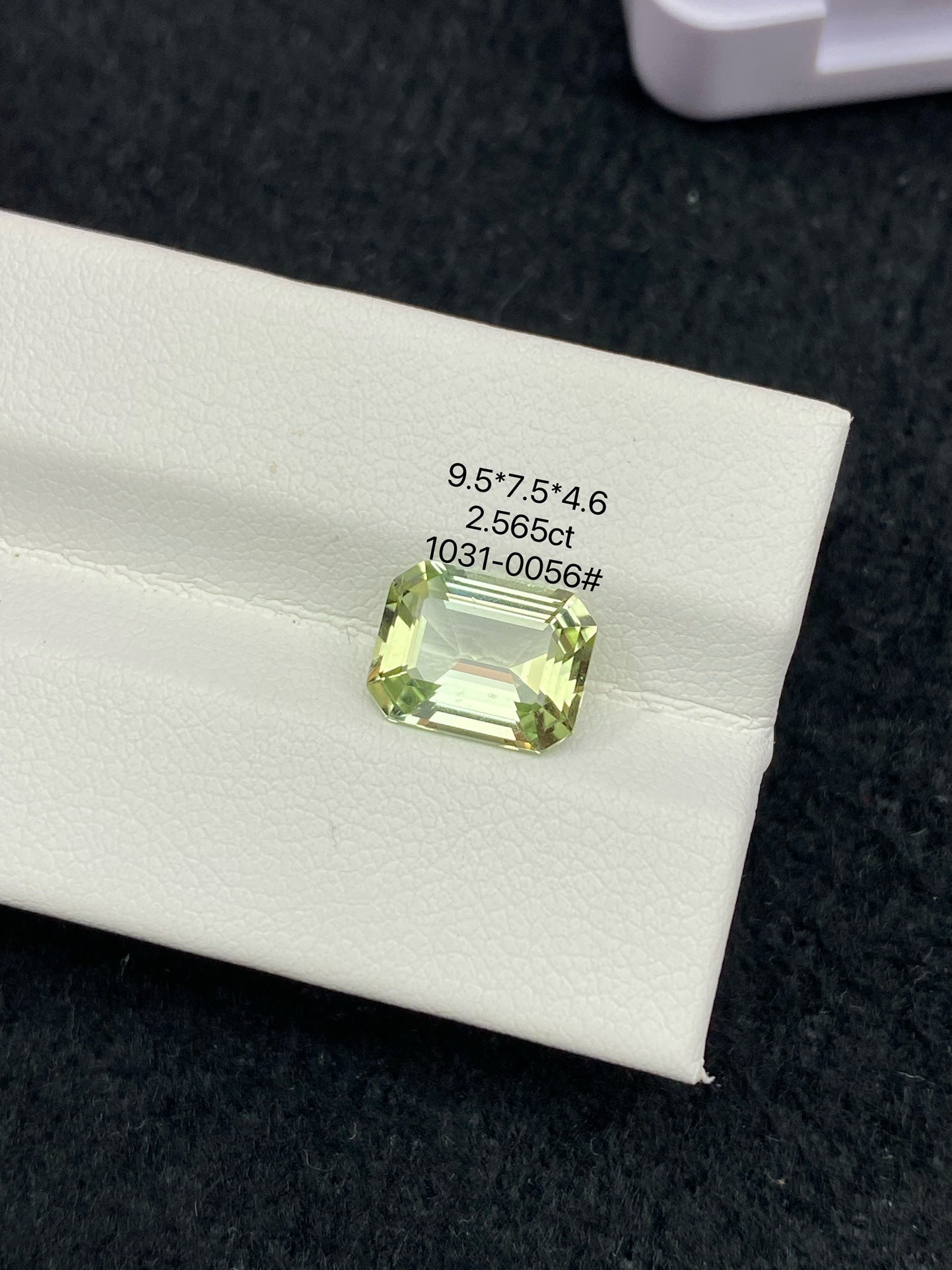 2.565CT NATURAL CONGO GREEN TOURMALINE STONE