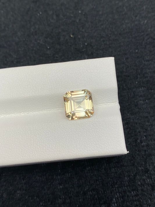 3.085CT NATURAL CONGO YELLOW TOURMALINE STONE