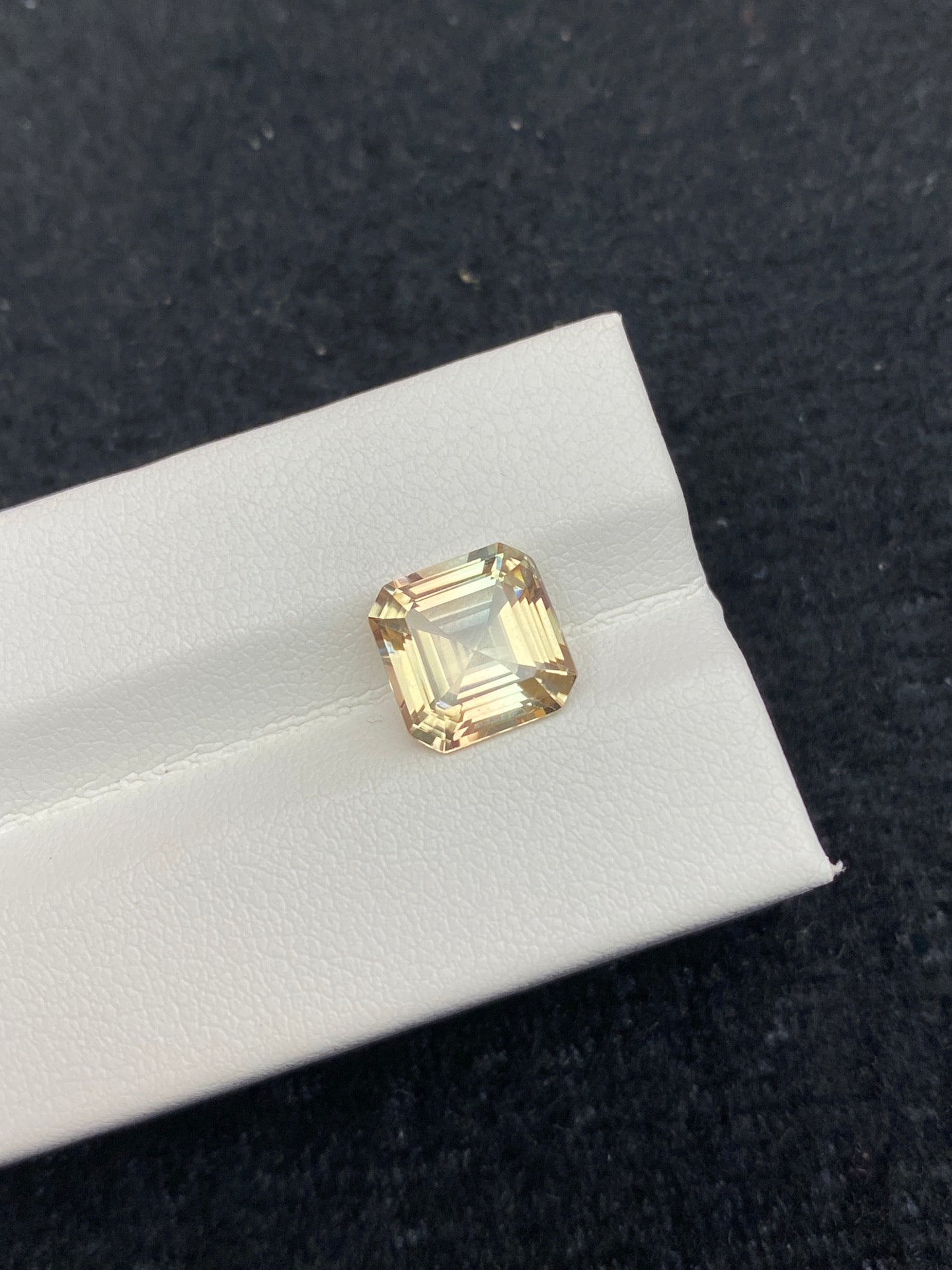 3.085CT NATURAL CONGO YELLOW TOURMALINE STONE