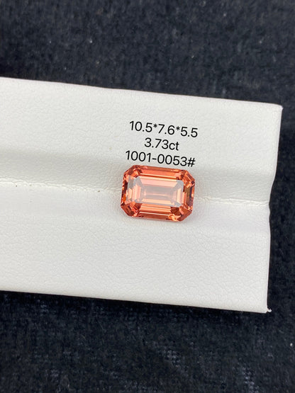 3.73CT NATURAL CONGO ORANGE TOURMALINE STONE