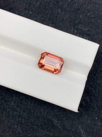 3.73CT NATURAL CONGO ORANGE TOURMALINE STONE