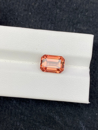 3.73CT NATURAL CONGO ORANGE TOURMALINE STONE