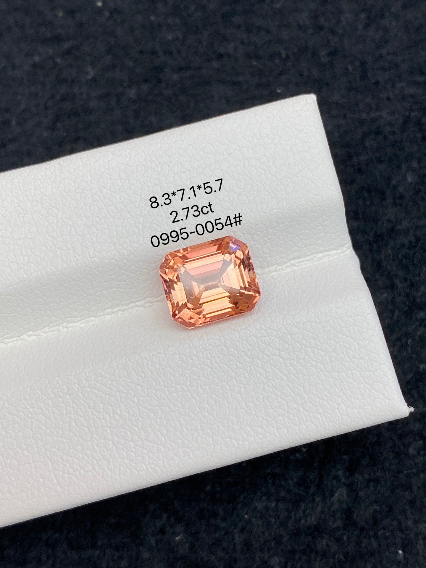 2.73CT NATURAL CONGO ORANGE TOURMALINE STONE