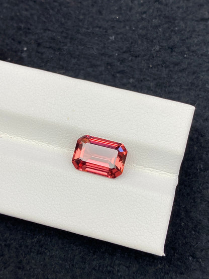 2.98CT NATURAL CONGO RED TOURMALINE STONE