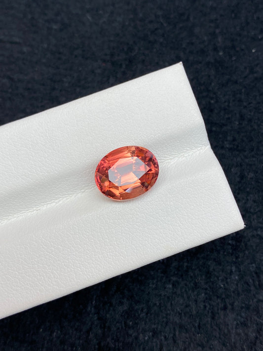 4.61CT NATURAL CONGO RED TOURMALINE STONE