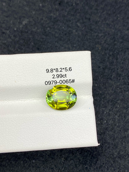 2.99CT NATURAL CONGO GREEN TOURMALINE STONE