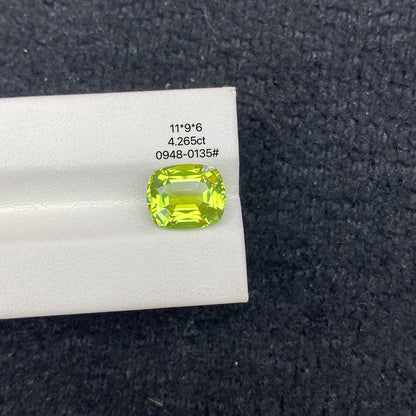 4.265CT NATURAL CONGO GREEN TOURMALINE STONE