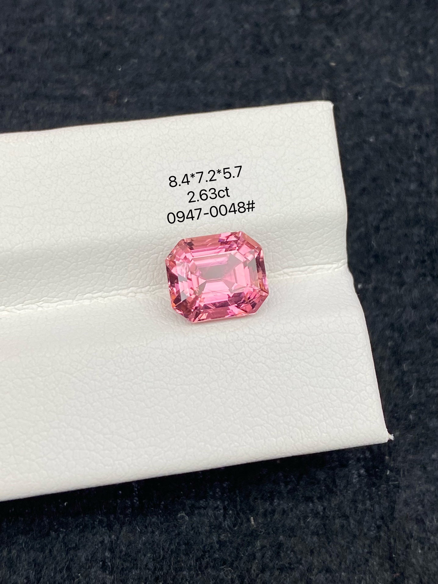 0.63CT NATURAL CONGO PINK TOURMALINE STONE