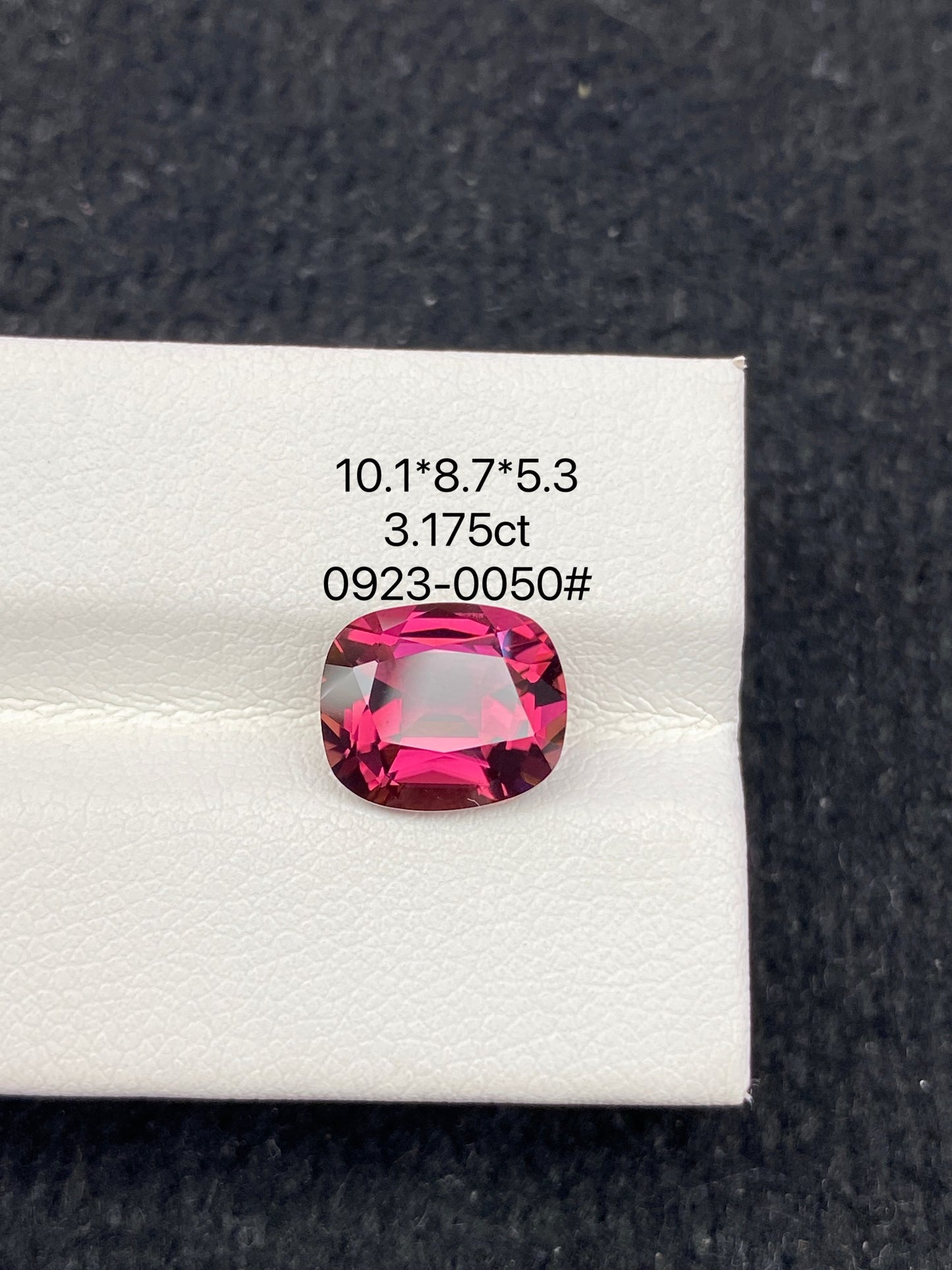 3.175CT NATURAL BRAZIL RED TOURMALINE STONE