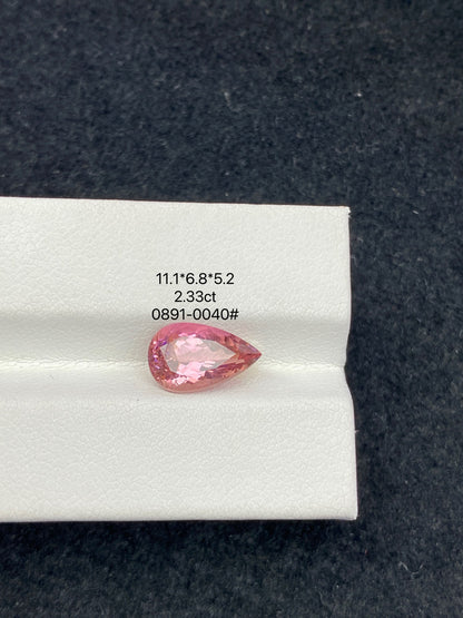 2.33CT NATURAL CONGO PINK TOURMALINE STONE