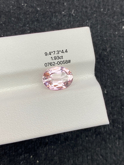 1.93CT NATURAL CONGO PINK TOURMALINE STONE