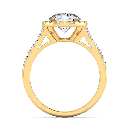 Celestial Halo Engagement Ring