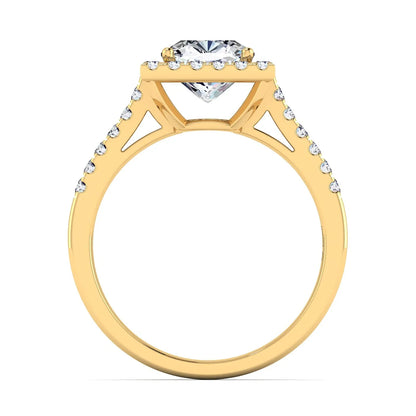 Celestial Halo Engagement Ring